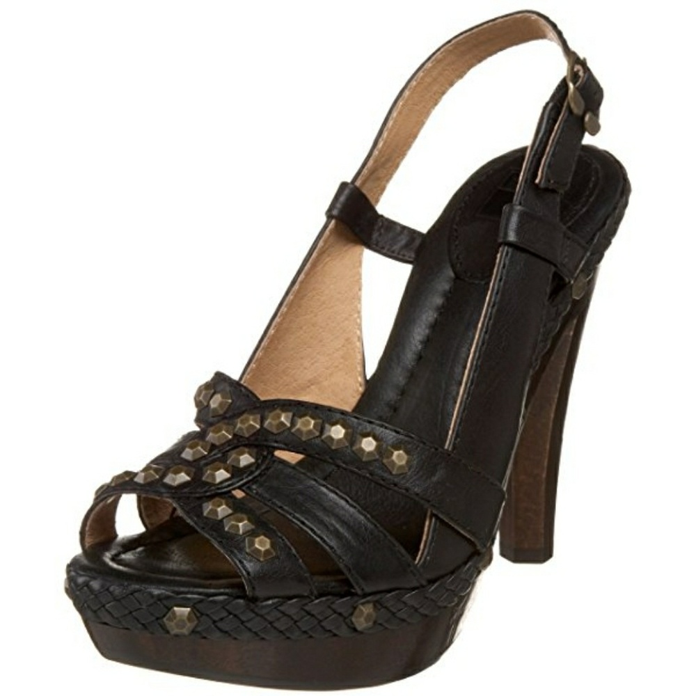 Frye Dara Sling Back Helled Sandals with Studs